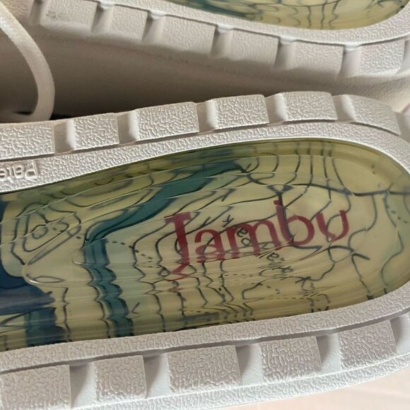 JAMBU Jenny Knit All Terra Traction Sneakers Size 8.5 Blue Relax Foam Insole New - Picture 7 of 11